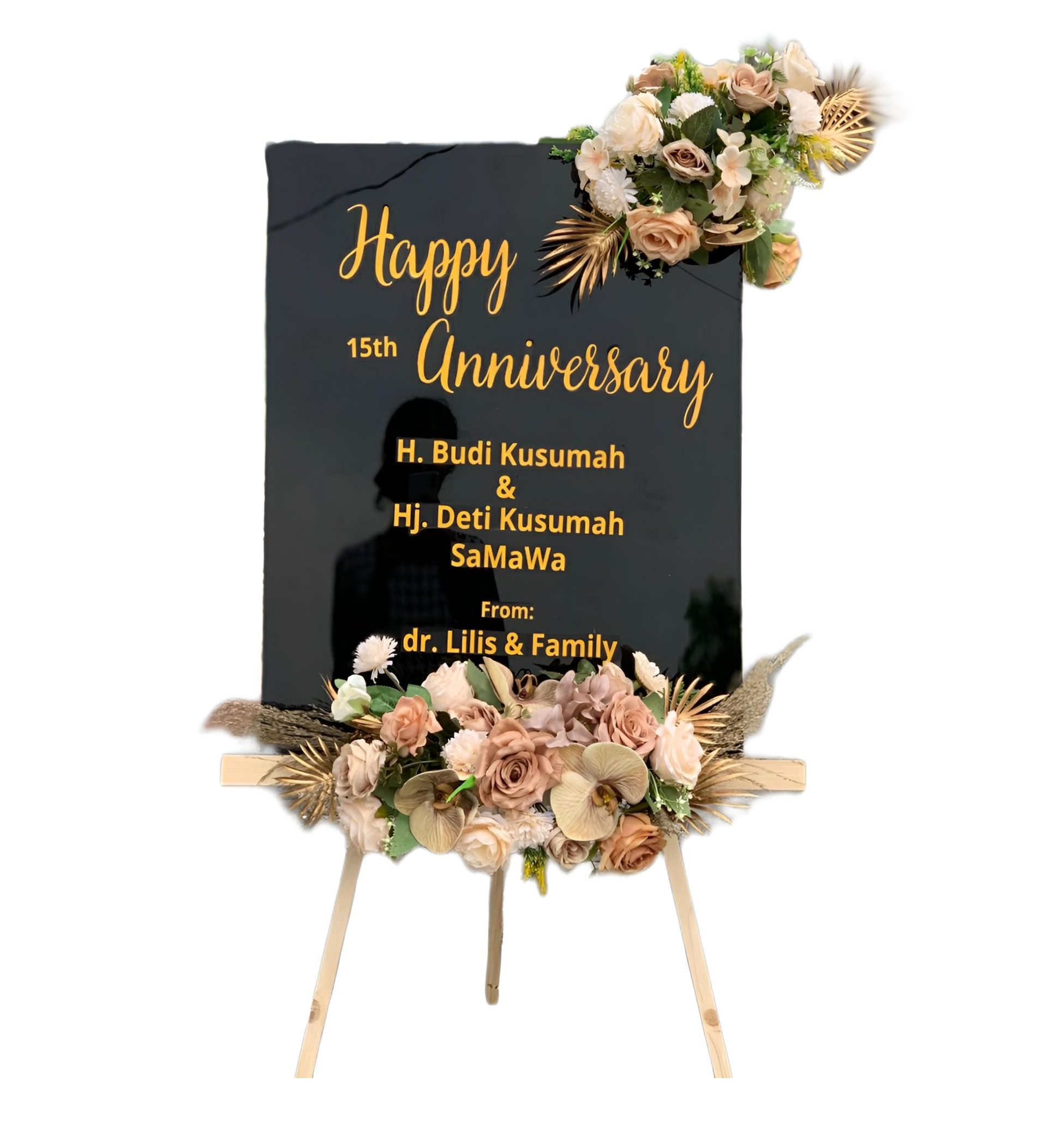 Papan Bunga Akrilik Cinangka