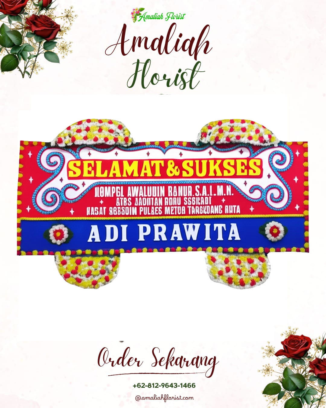 Papan Bunga Ucapan Selamat Cinangka